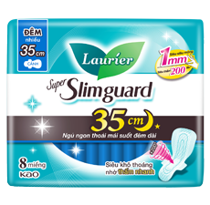 LAURIER SIÊU MỎNG BẢO VỆ  BAN ĐÊM 1MM 35 CM
