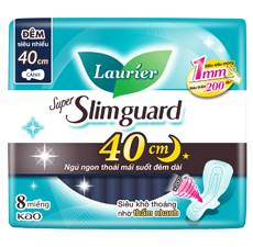 LAURIER SIÊU MỎNG BẢO VỆ  BAN ĐÊM 1MM 40 CM